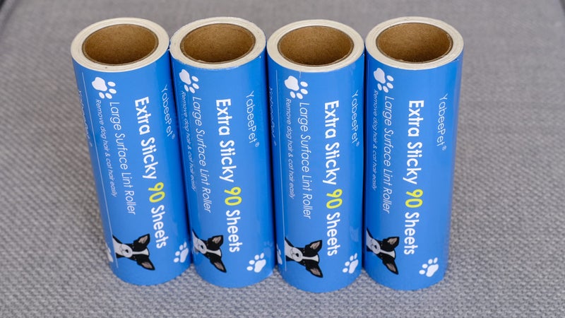 YabeePet 4-Pack Lint Roller Refills - 6.3 inch Width, 90 Sheets per Roll (360 Sheets Total) - Image 4